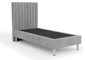 Čalouněná postel 90x200 cm Amby (šedá). 1036161