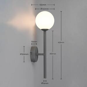 Trio Lighting Nástěnné světlo Firano, antracitová, výška 42 cm, kov, Černá, Obývací pokoj / jídelna, kov, Moderní