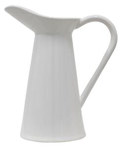Bílý keramický retro džbán - 23*13*25 cm - Clayre & Eef
