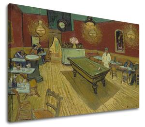 Obraz na plátně Vincent van Gogh - Noční kavárna (reprodukce obrazů)
