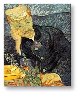 Obraz na plátně Vincent van Gogh - Portrét dr. Gacheta (reprodukce obrazů)