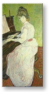 Obraz na plátně Vincent van Gogh - Marguerite Gachet u klavíru (reprodukce obrazů)