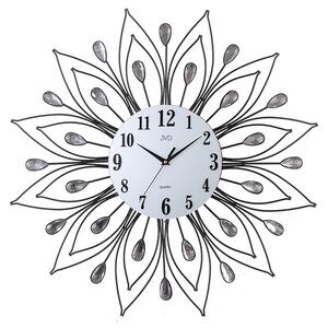 Paprskovité kovové skleněné designové hodiny JVD HJ84 (POŠTOVNÉ ZDARMA!!)