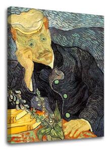 Obraz na plátně Vincent van Gogh - Portrét dr. Gacheta (reprodukce obrazů)
