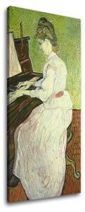 Obraz na plátně Vincent van Gogh - Marguerite Gachet u klavíru (reprodukce obrazů)