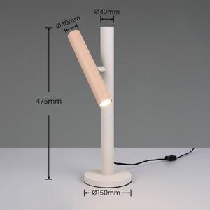 Trio Lighting Stolní lampa Terloa, barevná, výška 47 cm, kovová, Vícebarevná, Obývací pokoj / jídelna, kov, Moderní