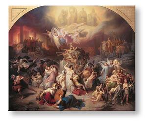 Obraz na plátně Wilhelm von Kaulbach - Zničení Jeruzaléma Titem (reprodukce obrazů)