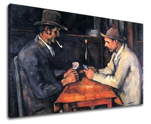 Obraz na plátně Paul Cézanne - Hráči karet (reprodukce obrazů)