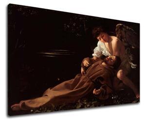 Obraz na plátně Michelangelo Caravaggio - Svatý František z Assisi v extázi (reprodukce obrazů)