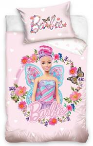 Povlečení do postýlky Barbie Motýlí Víla 100x135 / 40x60 cm
