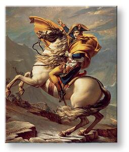 Obraz na plátně Jacques-Louis David - Napoleon přechází přes Alpy (reprodukce obrazů)