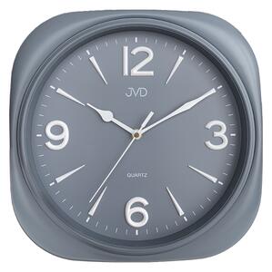 Plastové pastelové nástěnné tiché netikající dětské hodiny JVD HX2444.4 (šedivé pastelové dětské nástěnné hodiny)