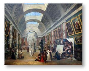Obraz na plátně Hubert Robert - Projekt Grande Galerie du Louvre (reprodukce obrazů)