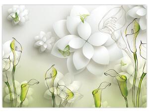 Obraz s květy (70x50 cm)