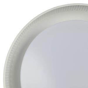 Trio Lighting LED stropní svítidlo Filippo, matná bílá, Ø 33 cm, kov, IP44, stmívatelný, Bílá / opál, Koupelna, kov, Moderní