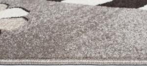 Makro Abra Dětský kusový koberec FIESTA 36212/37122 Míša Balónky šedý Rozměr: 60x110 cm
