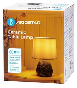 Aigostar - Stolní lampa 1xE14/40W/230V šedá