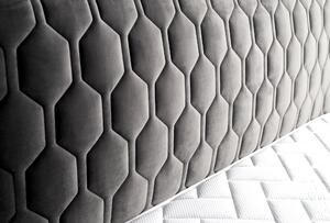 Čalouněná postel 140x200 cm Newie (šedá). 1041834