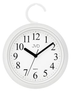 Bílé koupelnové hodiny JVD SH024 do koupelny či sauny (Bílé koupelnové hodiny JVD SH024 do koupelny či sauny)