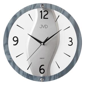 Skleněné netikající tiché nástěnné hodiny JVD NS19038 POSLEDNÍ KS STAŇKOV (POŠTOVNÉ ZDARMA!!!)