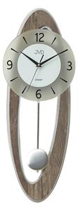 Kyvadlové designové dřevené netikající tiché nástěnné hodiny JVD NS18053/78 (POŠTOVNÉ ZDARMA!!!)