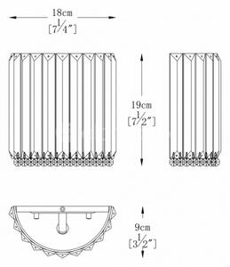 Brilagi - LED Křišťálové nástěnné svítidlo GLAMOUR 1xG9/42W/230V