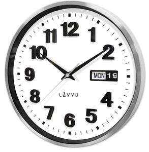 Kovové hodiny s ukazatelem data LAVVU DATE METAL LCT4050 (Kovové hodiny s ukazatelem data LAVVU DATE METAL LCT4050)