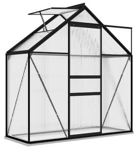 Skleník antracitový hliníkový 1,33 m²