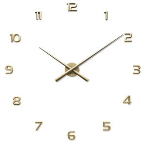 LAVVU Zlaté nástěnné nalepovací hodiny LAVVU 3D STICKER Gold Numerals LCT1174 (Zlaté nalepovací hodiny LAVVU 3D STICKER Gold Numerals LCT1174)