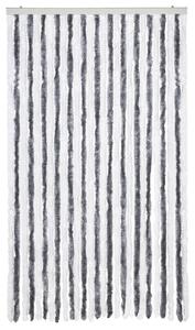 Závěs proti hmyzu šedobílý 118 x 220 cm Chenille