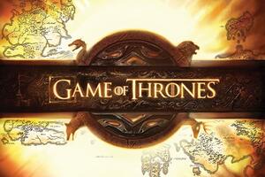 Plakát, Obraz - Hra o Trůny - Game of Thrones - Logo, (91.5 x 61 cm)