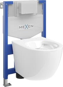 Mexen Fenix XS-F, podomítkový modul a závěsné WC Lena, bílá, 6803322XX00