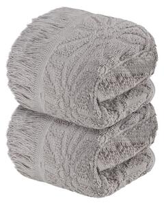 Barbara Becker Froté ručník pro hosty, 30 x 50 cm, 2 kusy (světle šedá) (100348216004)