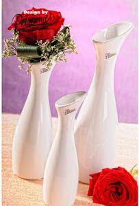 Paramit Váza bílá 25 cm Soffi