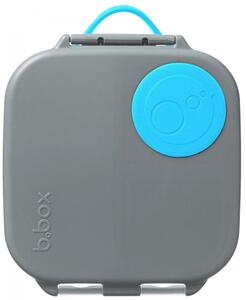 B.box svačinový box střední modrý/šedý