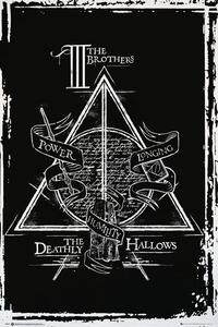 Plakát, Obraz - Harry Potter - Deathly Hallows Graphic, (61 x 91.5 cm)