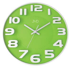 JVD Dětské zelené čitelné nástěnné hodiny JVD HA5848.1  ( )