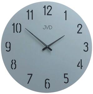 JVD Šedé velké designové nástěnné hodiny JVD HC43