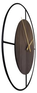 JVD Designové minimalistické dřevěné kovové nástěnné hodiny JVD HC41 (hodiny o průměru 600mm)