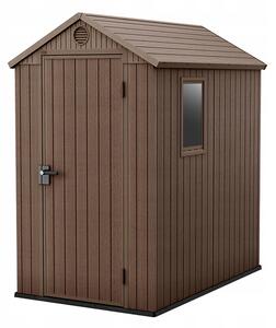 Zahradní domek Keter Darwin 4 x 6 hnědý, s podlahou