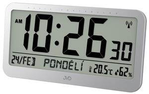 JVD Obrovské velké rádiem řízené nástěnné digitální hodiny JVD RB9359.2 (s češtinou)