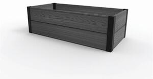 Květináč Keter plast šedý 106 cm x 50 cm x 32 cm