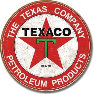 Plechová cedule TEXACO - The Texas Company, (40 x 31.5 cm)