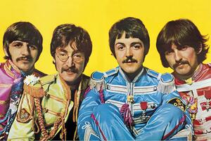 Plakát, Obraz - Beatles - Lonely Hearts Club, (91.5 x 61 cm)