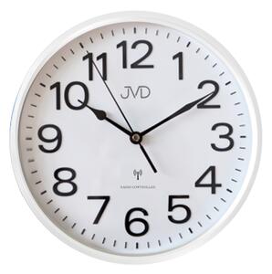 JVD Rádiem řízené přehledné bílé hodiny JVD RH683.1 (JVD Rádiem řízené přehledné bílé hodiny JVD RH683.1)