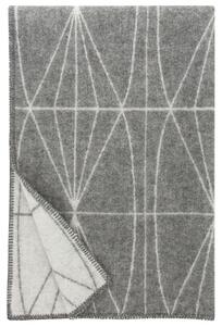 Lapuan Kankurit Vlněná deka Kehrä 130x180, šedá
