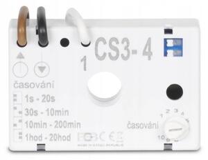 Časový dvojitý vypínač Elektrobock bílý CS3-4B