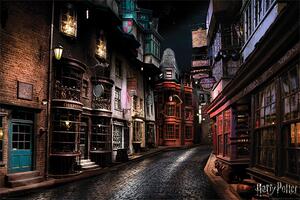 Plakát, Obraz - Harry Potter - Diagon Alley, (91.5 x 61 cm)