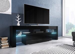 Televizní stolek TORO 138 černý lesk