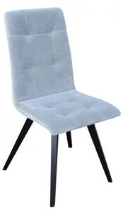 Moderní čalouněná židle JK33, Barva dřeva: černá, Potah: Magic Velvet 2216 Mirjan24 5903211075322